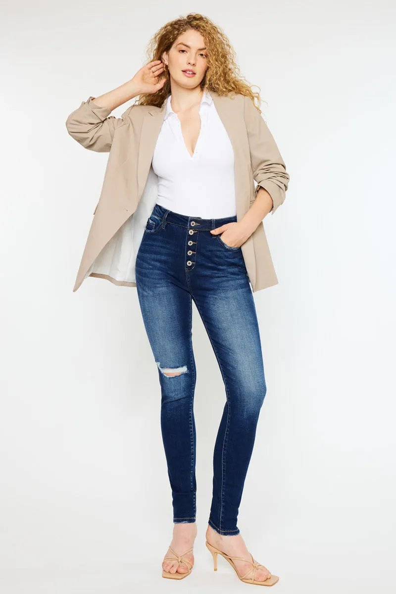 Wesley High Rise Super Skinny Jeans - Curvy