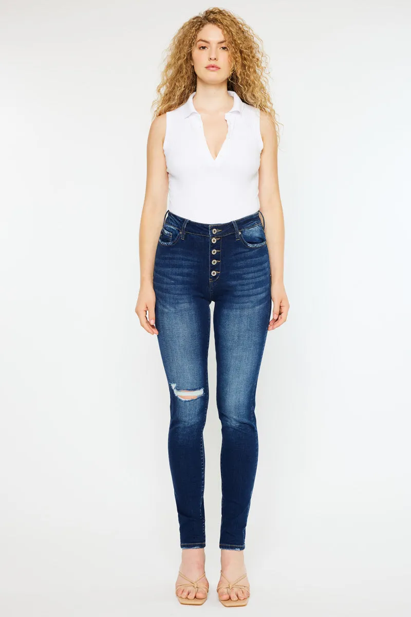 Wesley High Rise Super Skinny Jeans - Curvy