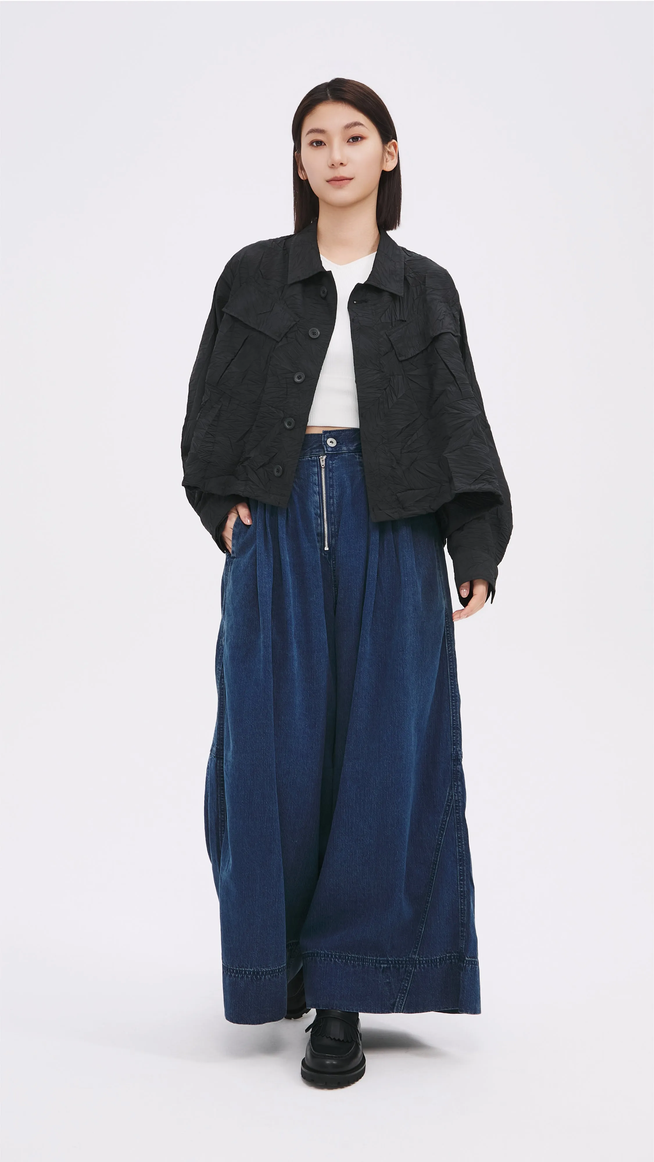 Wide-leg Jeans