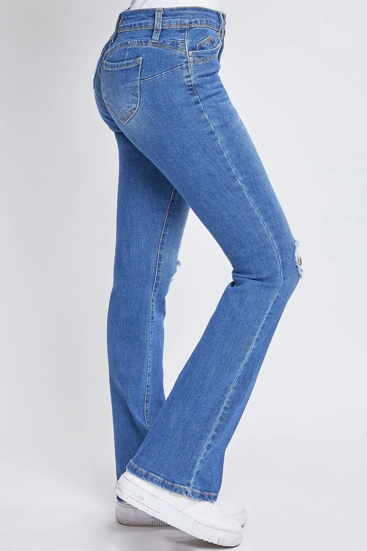 Women's WannaBettaButt Mid-Rise Bootcut Jeans