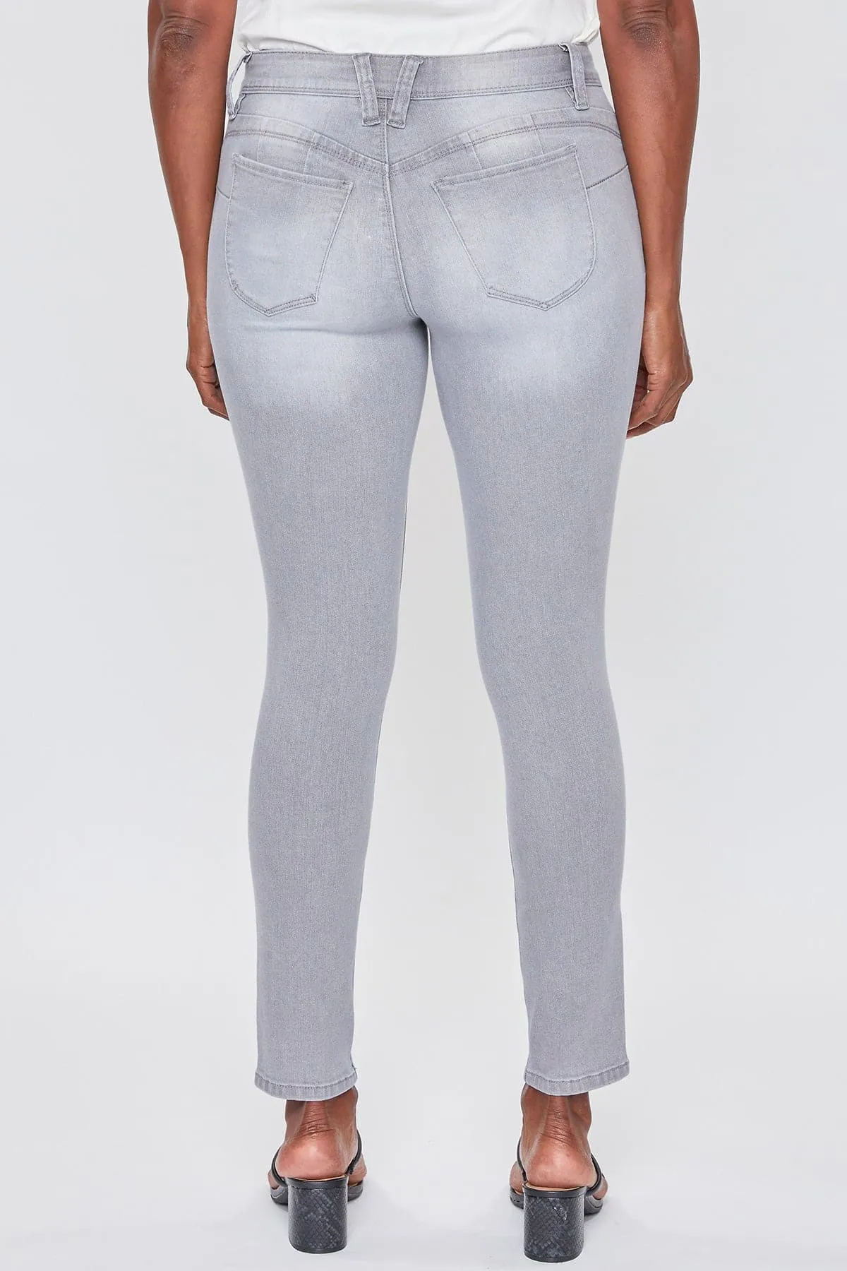 Women's WannaBettaButt  Mid Rise Regular Hem Skinny Sustainable Jean