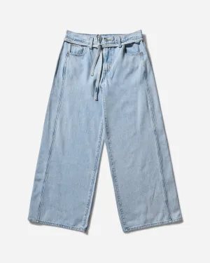 Women's XL Straight Seamed Jeans Blue