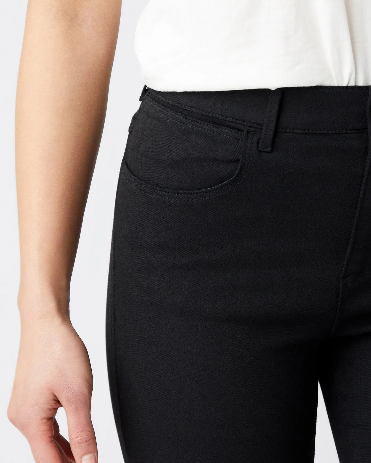 Wrangler Womens Body Bespoke High Rise Skinny Jeans - Future Black