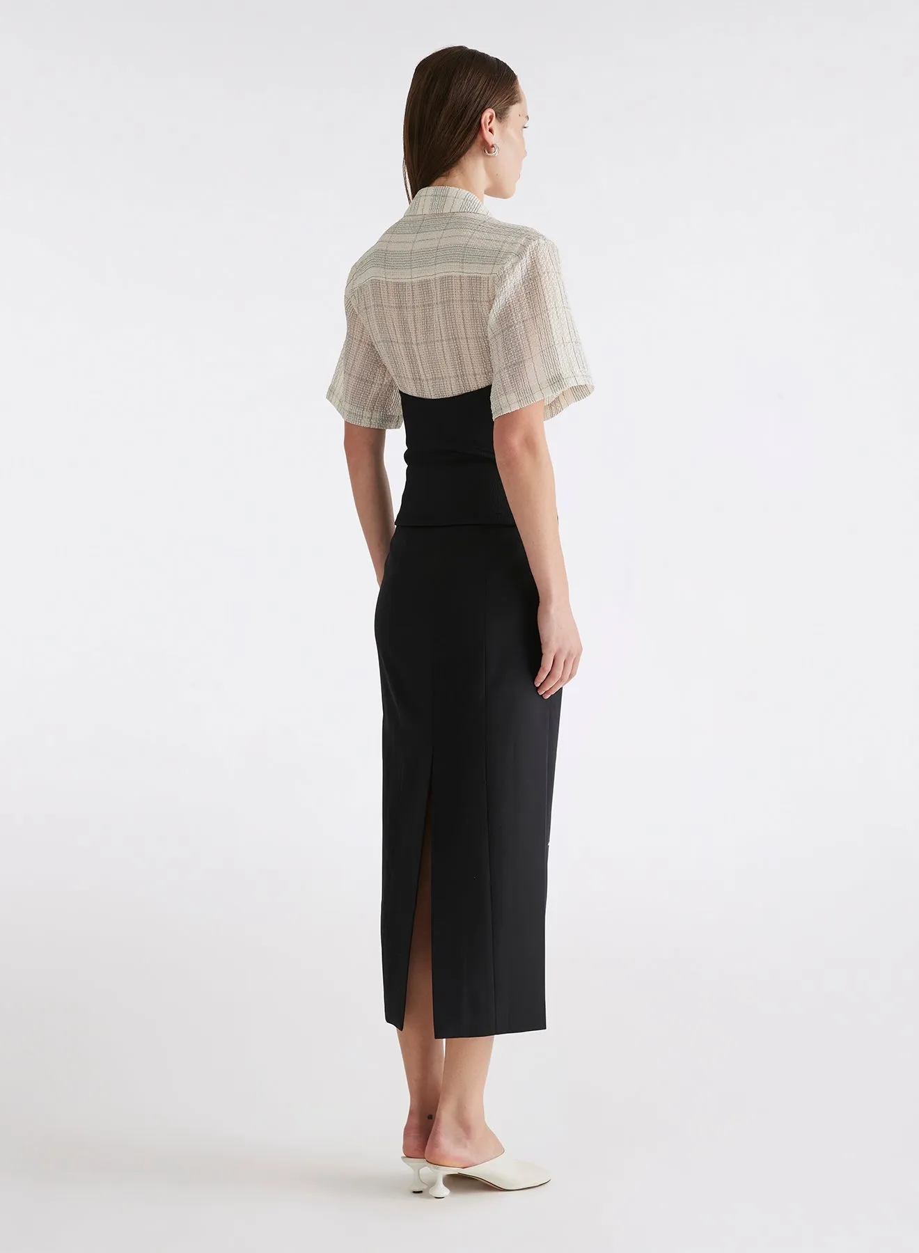 WREN TOP (TARTAN)
