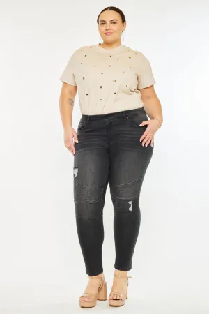 Wynne Low Rise Ankle Skinny Jeans- Plus