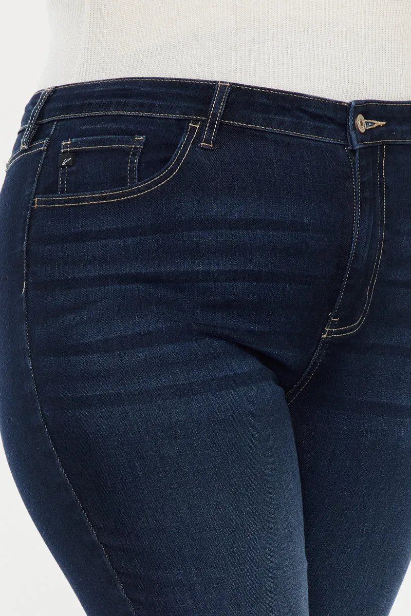 Ximena High Rise Cropped Skinny Jeans (Plus Size)