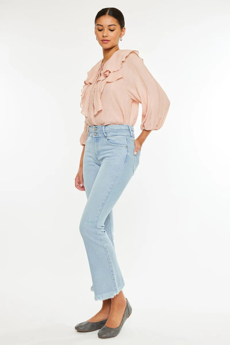 Yasmine High Rise Cropped Flare