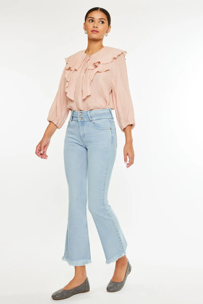 Yasmine High Rise Cropped Flare