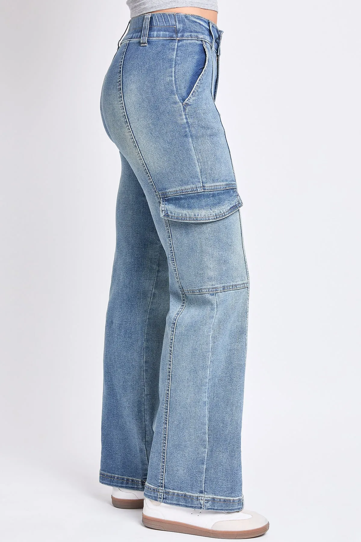 YMI Women's Straight Cargo Jeans