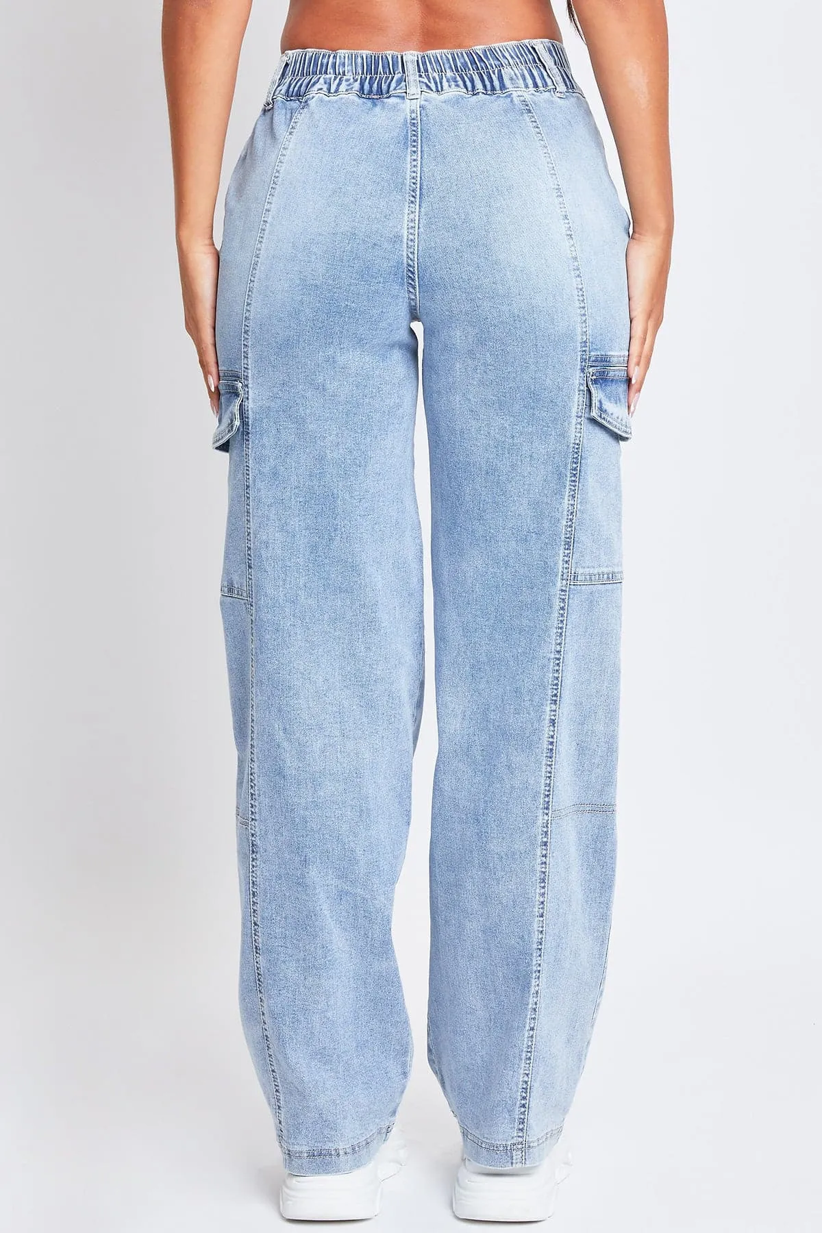 YMI Women's Straight Cargo Jeans