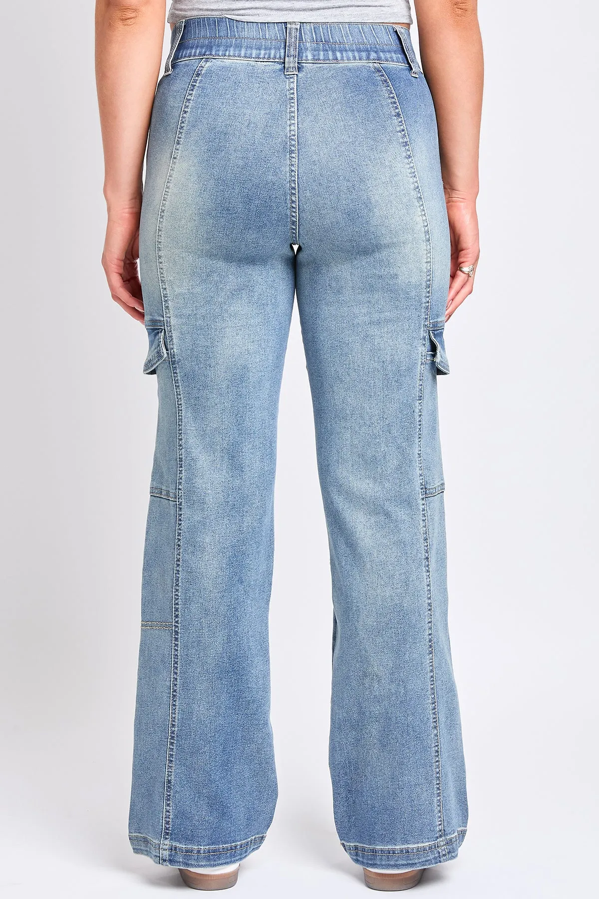 YMI Women's Straight Cargo Jeans