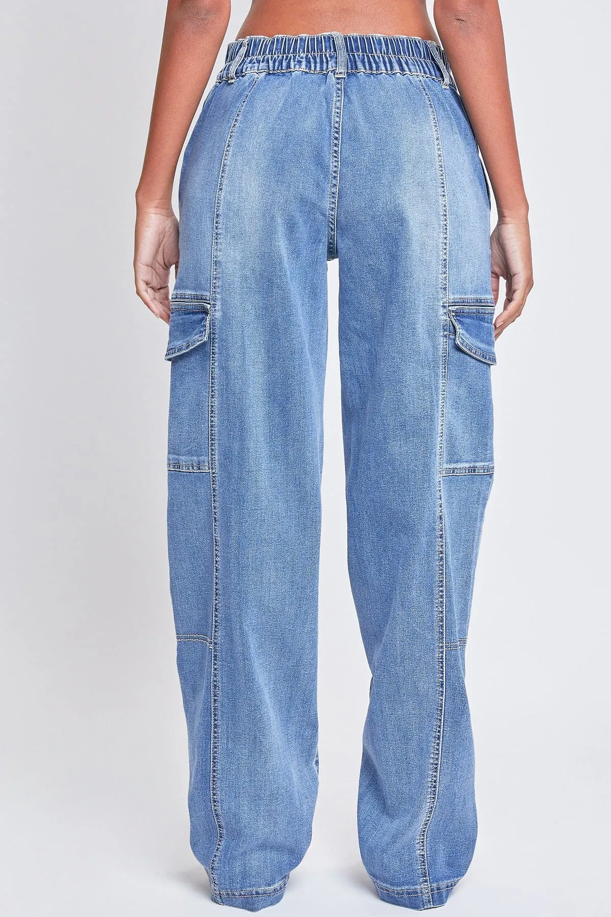 YMI Women's Straight Cargo Jeans