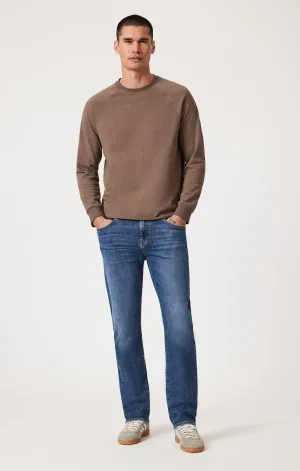 ZACH STRAIGHT LEG IN DARK BRUSHED CLASSIC BLUE