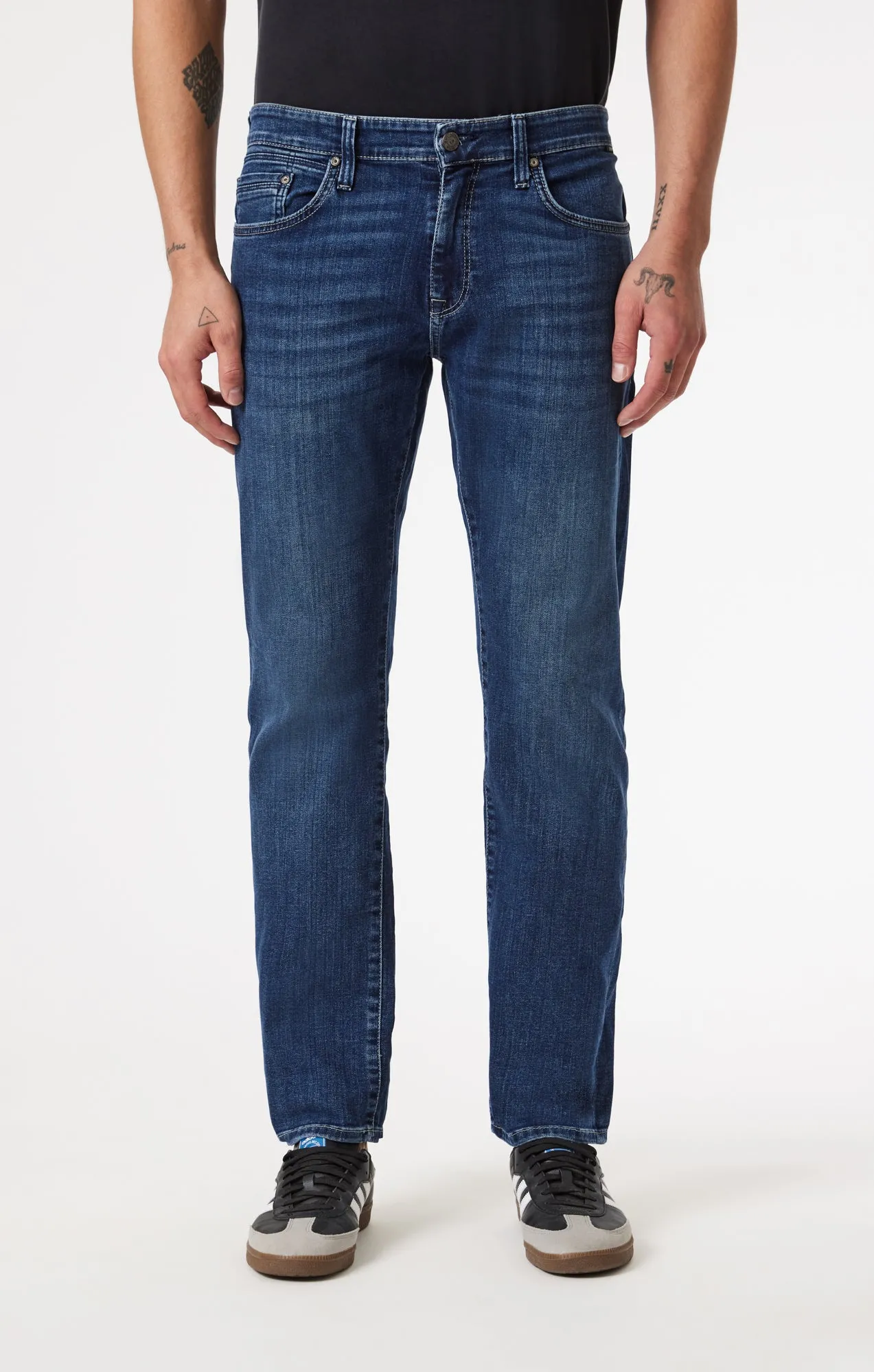 ZACH STRAIGHT LEG IN DARK BRUSHED MIAMI