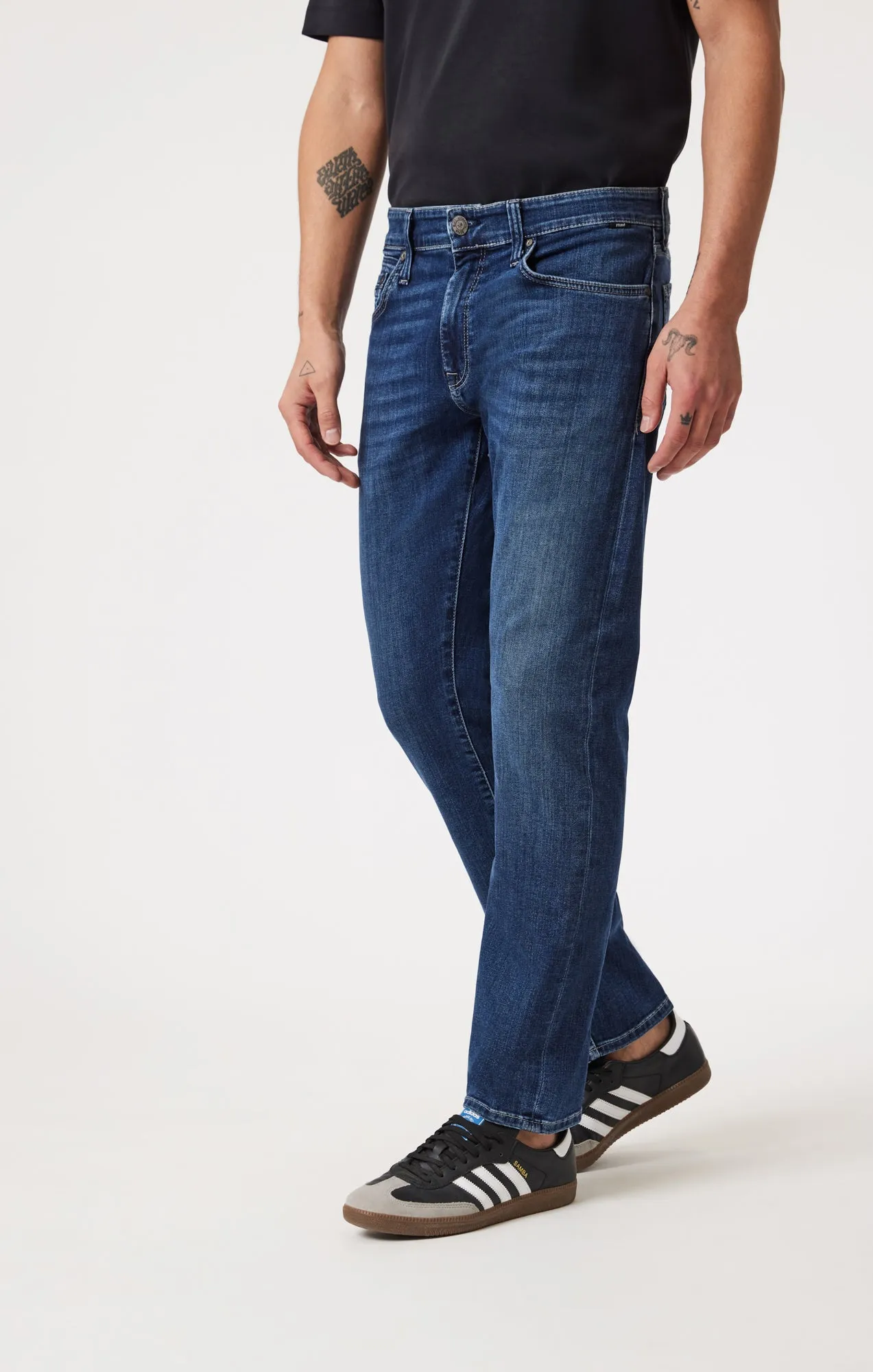 ZACH STRAIGHT LEG IN DARK BRUSHED MIAMI