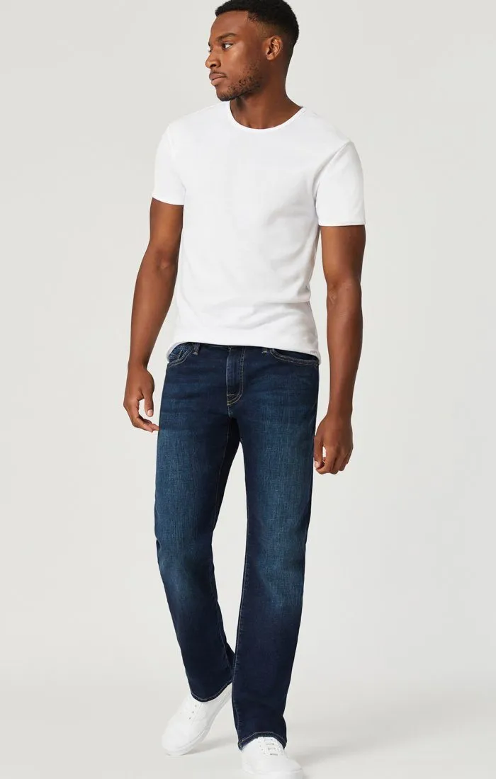 ZACH STRAIGHT LEG JEANS IN DEEP BRUSHED ORGANIC MOVE