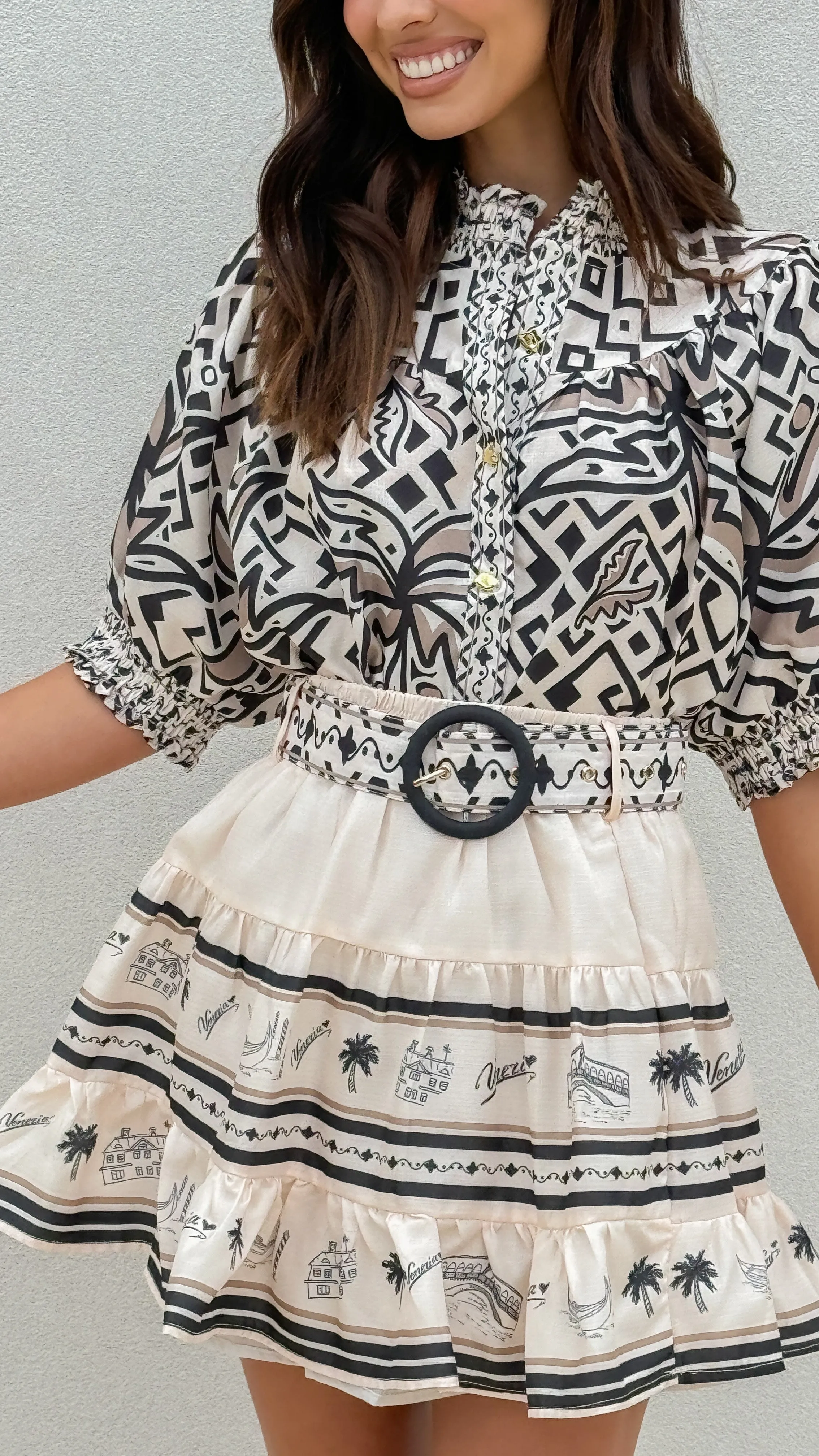 Zahavah Top - Siena Print