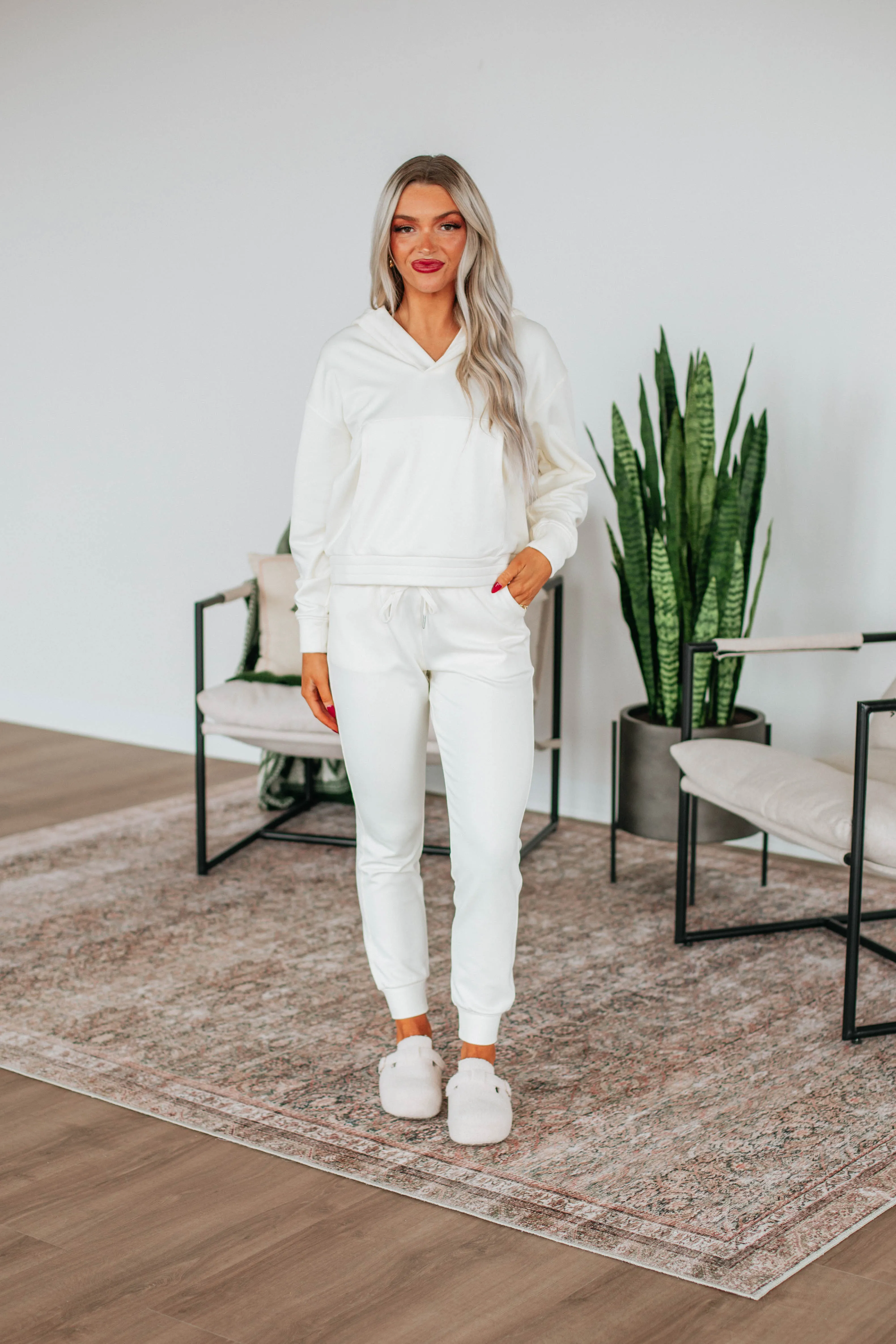 Zealand Lounge Joggers - Cream