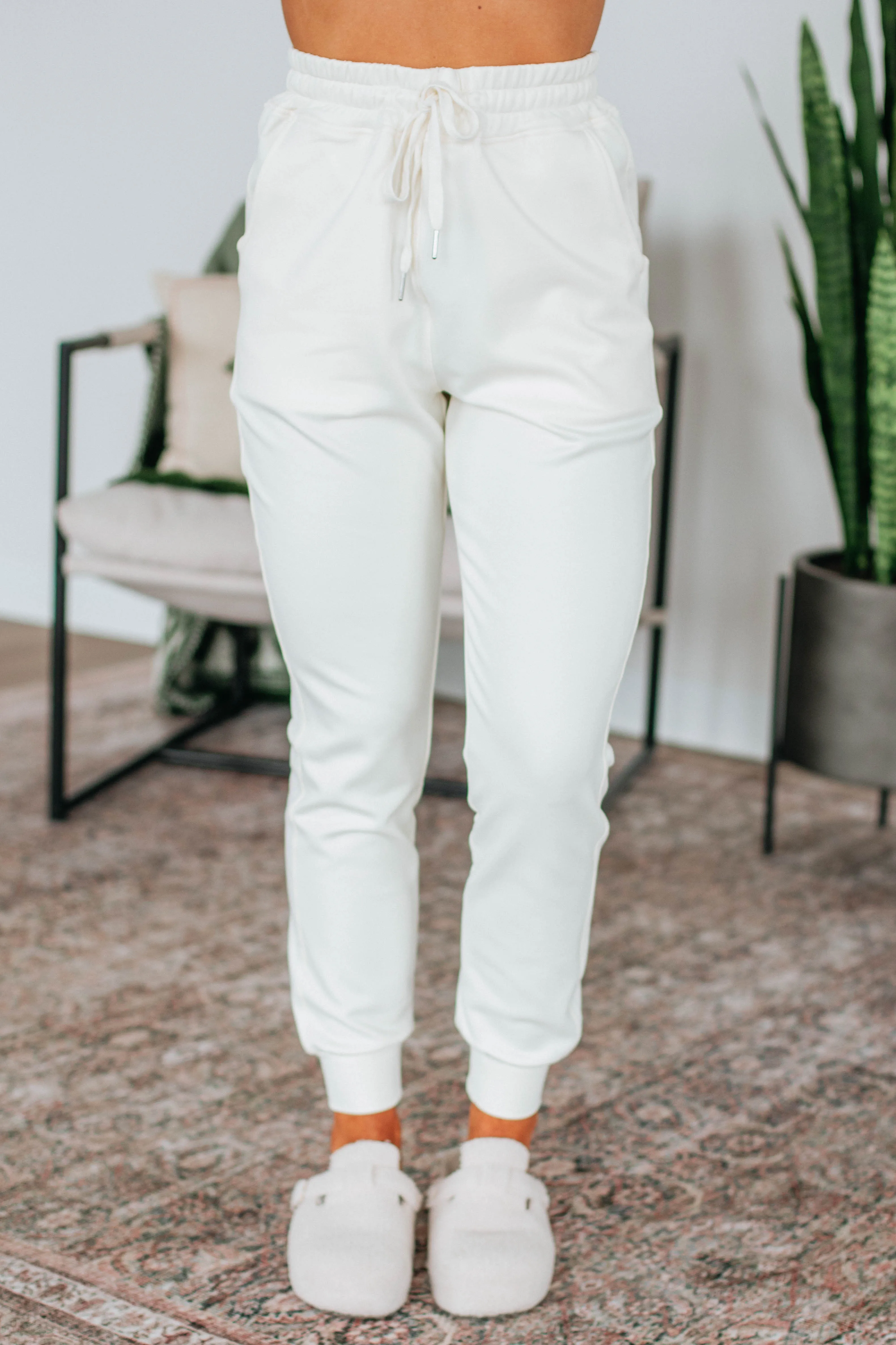 Zealand Lounge Joggers - Cream