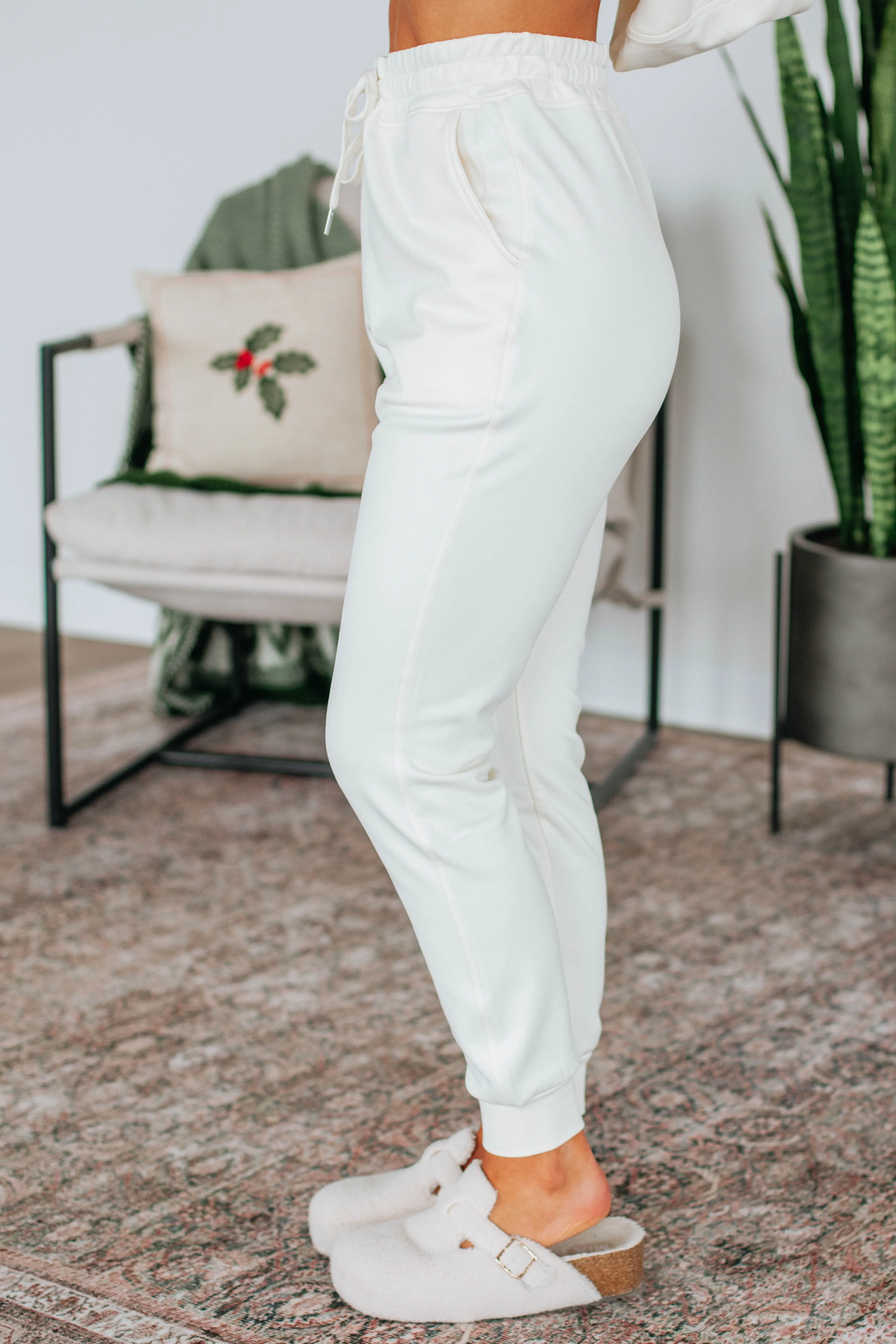 Zealand Lounge Joggers - Cream