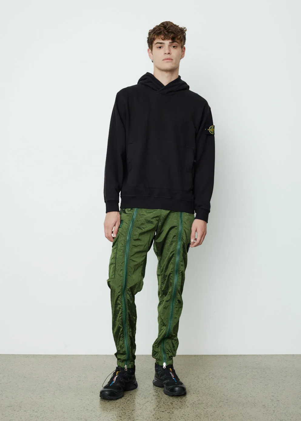Zip Nylon Cargo Pant